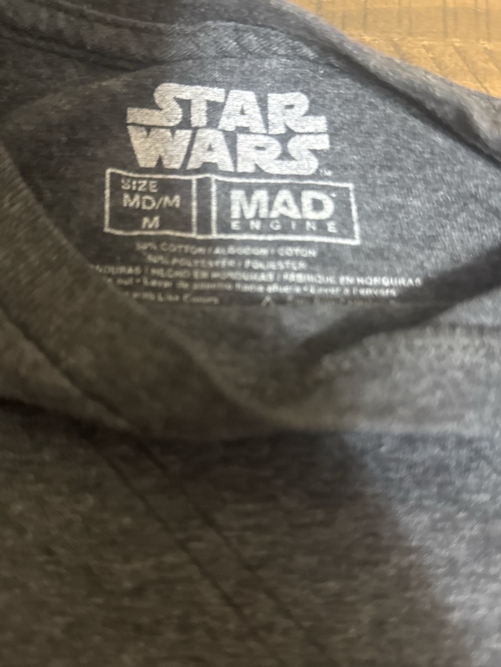MAD Engine Star Wars Heather Gray Logo Tee